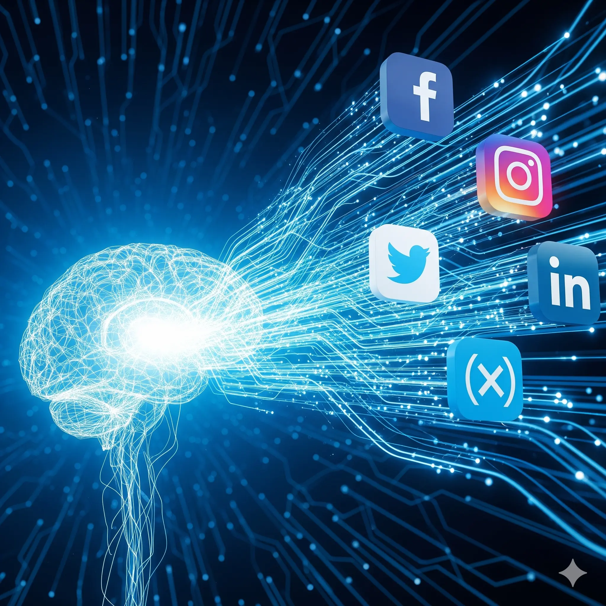 Social Media Presence - AI automation and consulting services